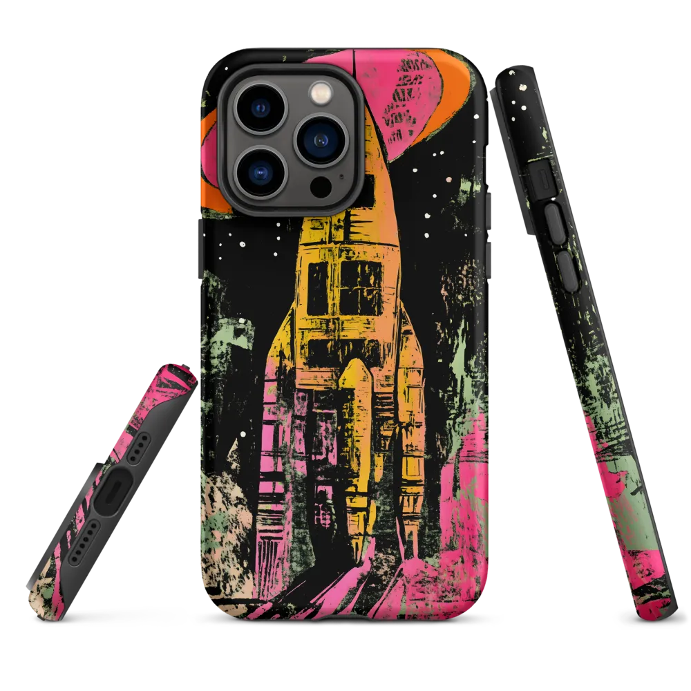 Cosmic Voyage: A Surreal Rocket Adventure