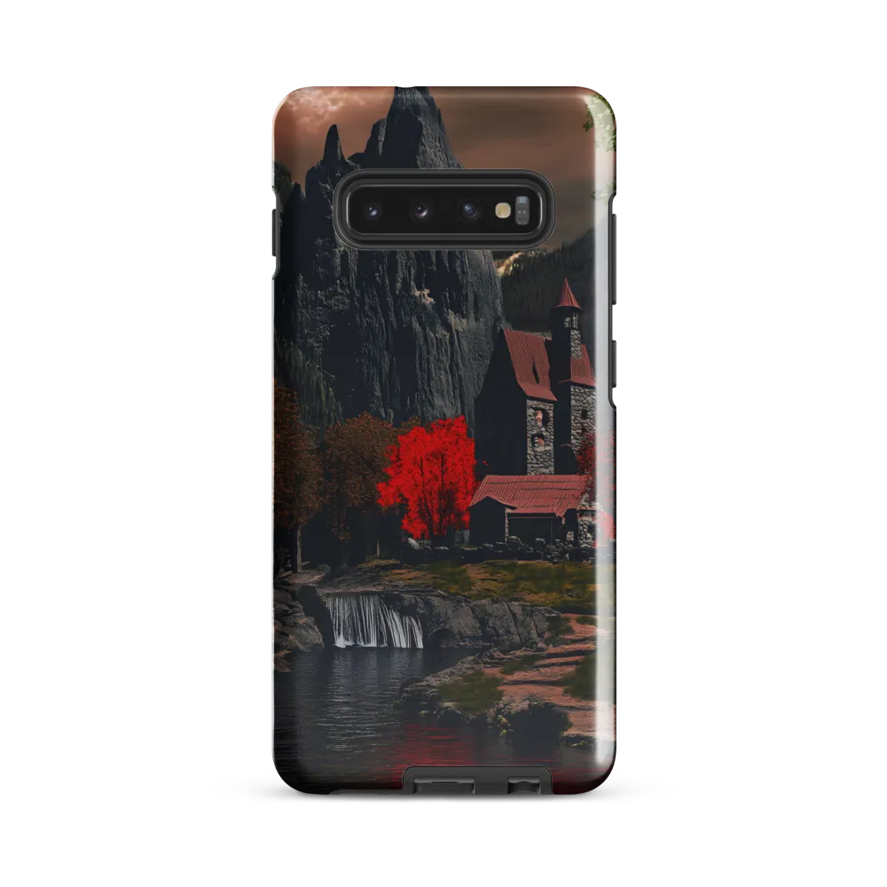 Mystical Fortress Among Crimson Woods | Phone Case |  S10 Plus | Tough Case | Glossy