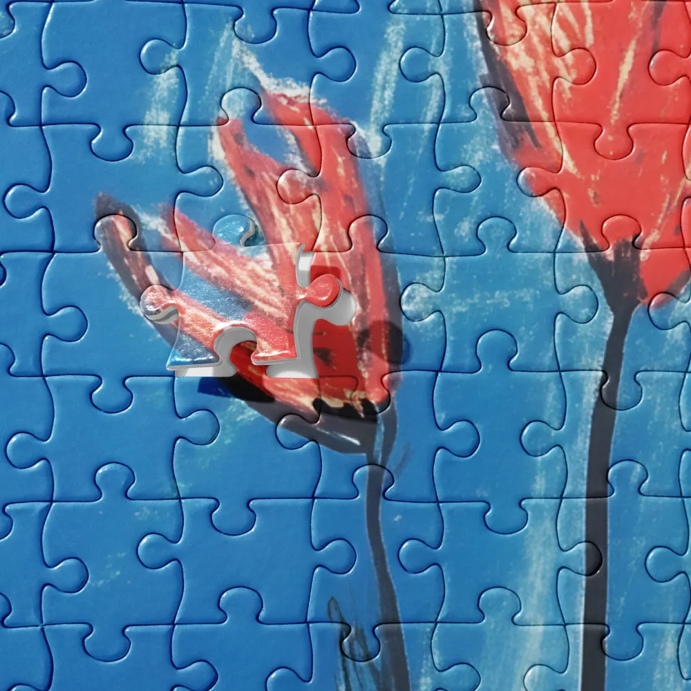 Joyful Blossoms in Blue | Jigsaw Puzzle | 252/520 pieces