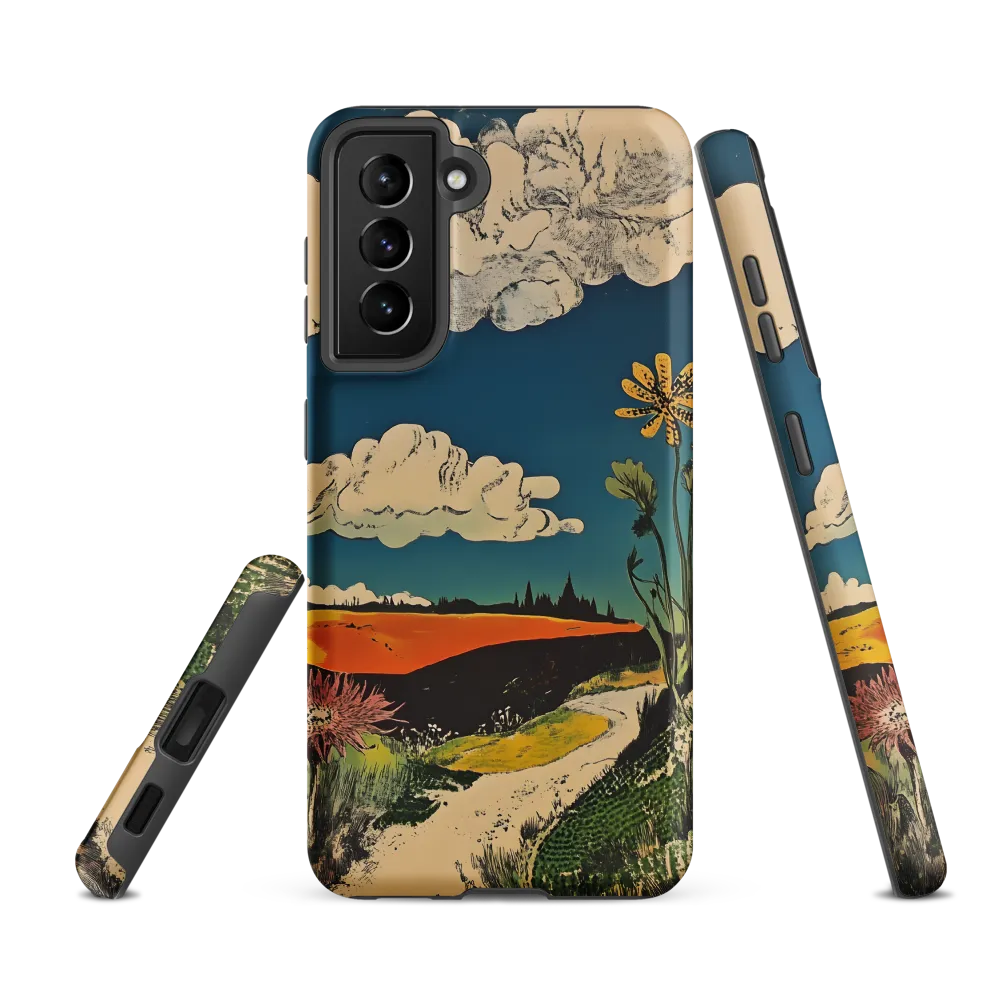 Surreal Blooming Landscape