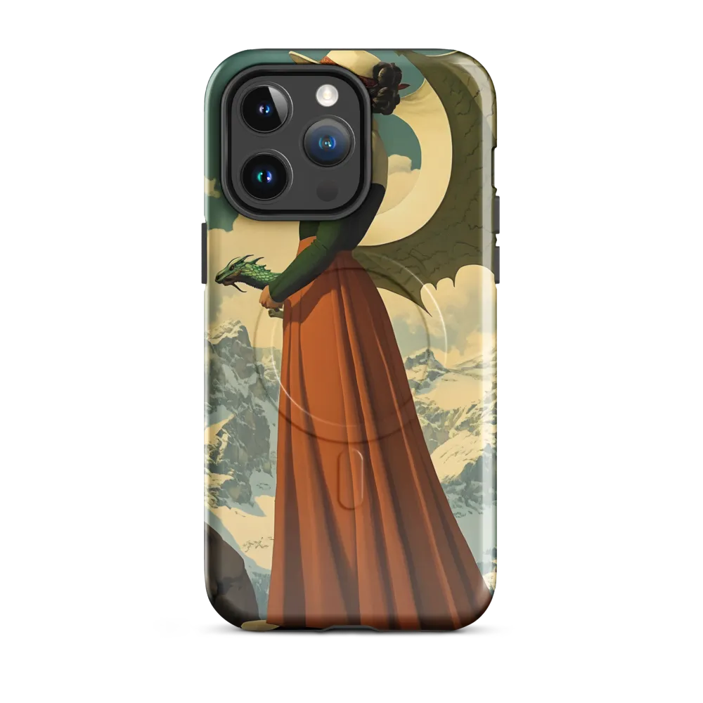 Mystic Harmony: The Dragon Keeper | Phone Case |  14 Pro Max | MagSafe® Tough Case | Glossy