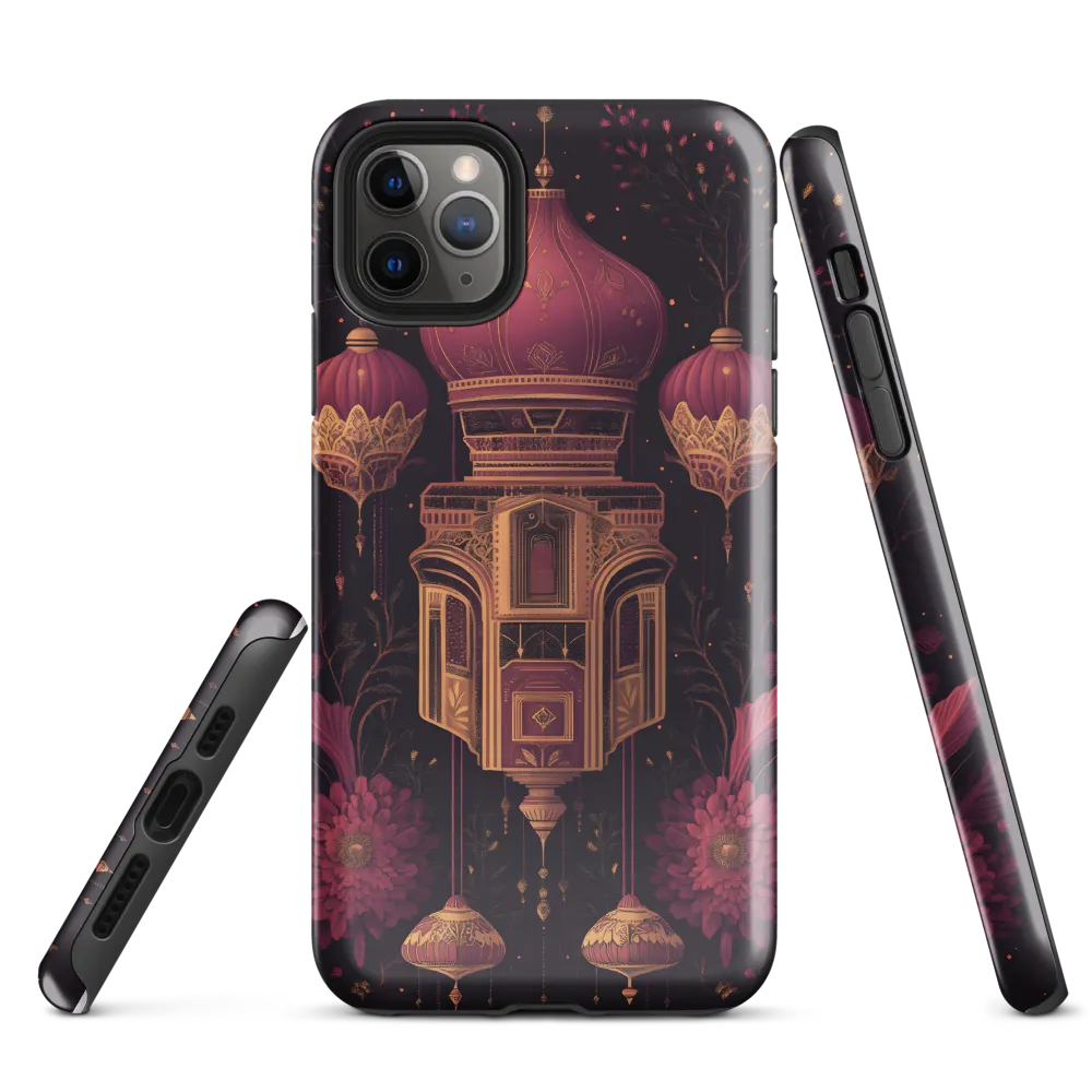 Ornate Harmony: A Digital Floral Architecture | Phone Case |  11 Pro Max | Tough Case | Glossy