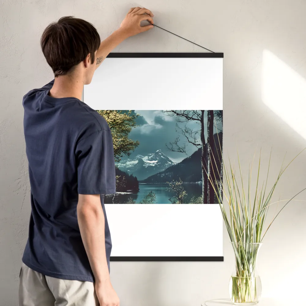 Whispers of Tranquility | Poster With Black Wood Hanger | 24″×36″