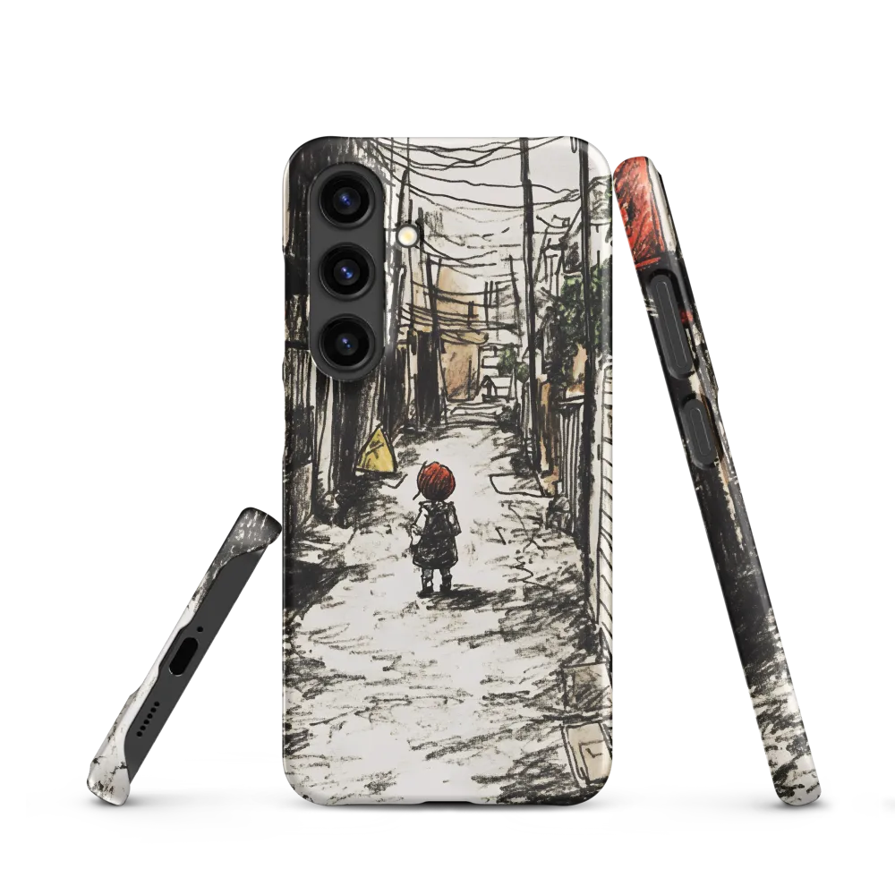 Into the Alleyway: A Journey of Nostalgia | Phone Case |  S24 | Snap Case | Matte