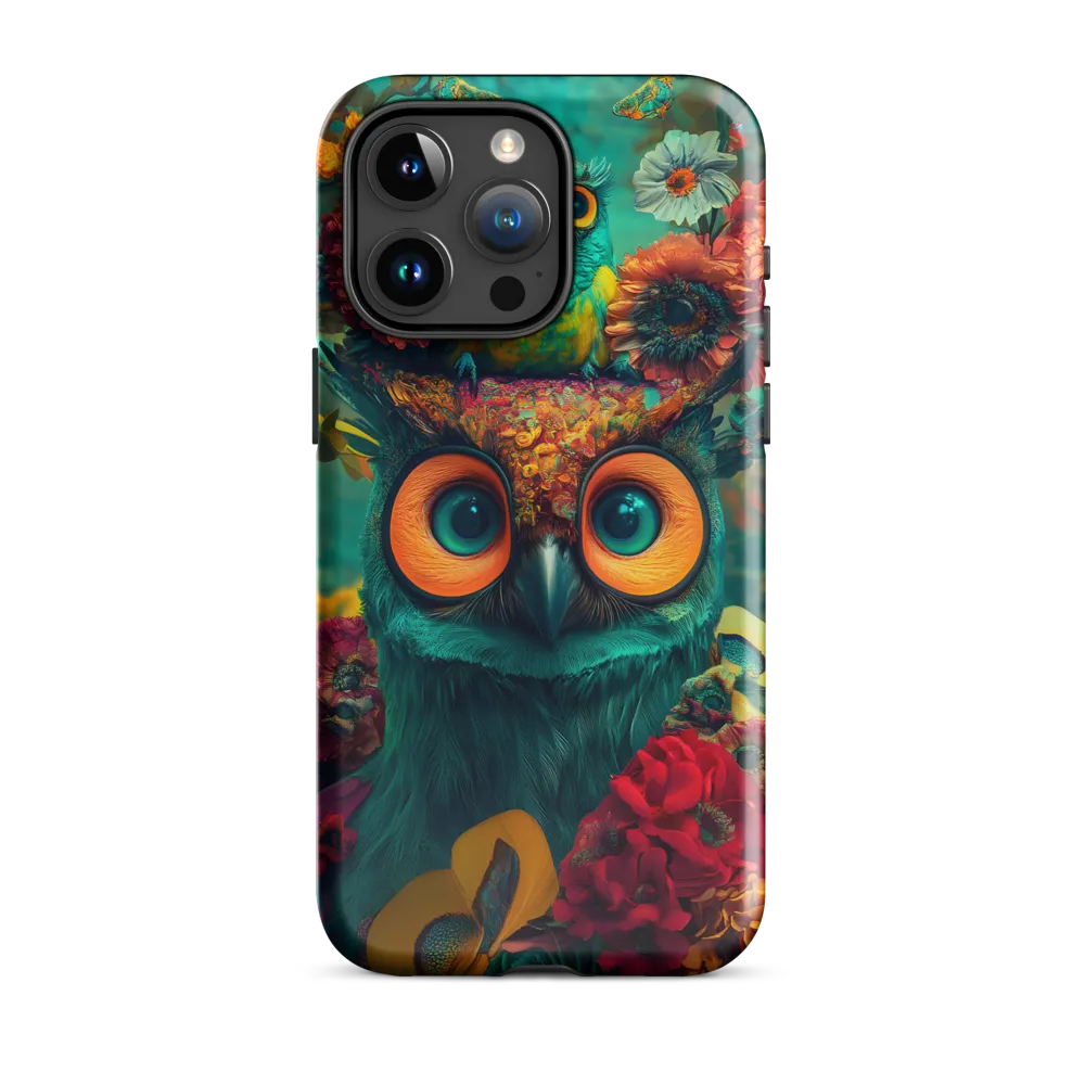 Majestic Harmony: The Floral Owl