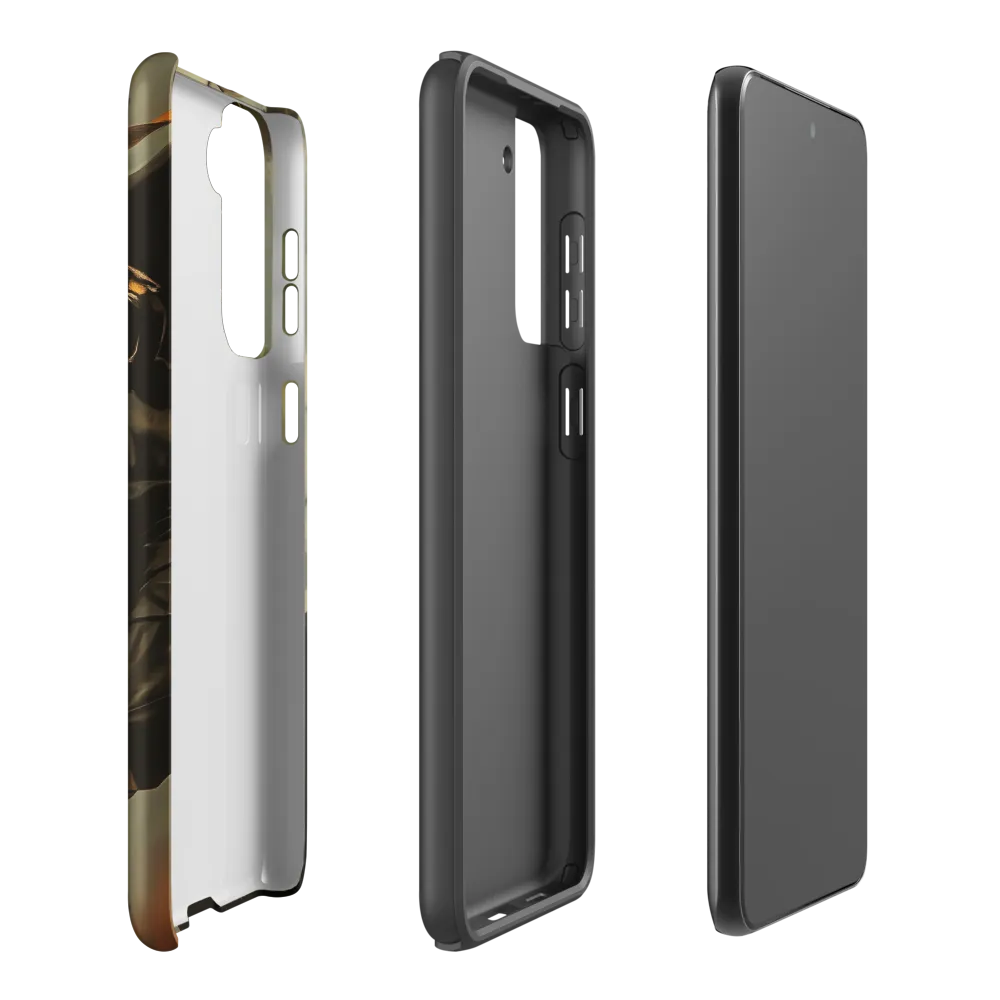 Ethereal Explorer: The Enigmatic Astronaut | Phone Case |  S21 Plus | Tough Case | Matte