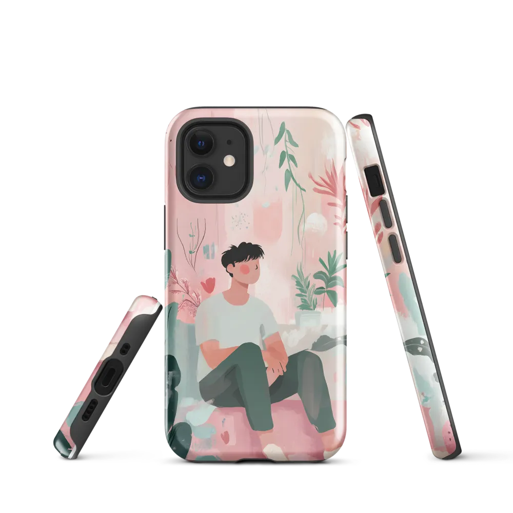 Serenity Among Nature | Phone Case |  12 mini | Tough Case | Glossy