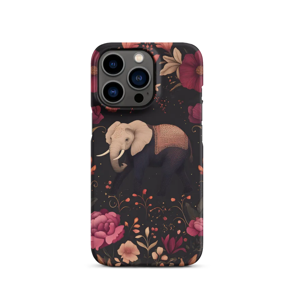 Whispers of the Wild: Elephants and Blooms