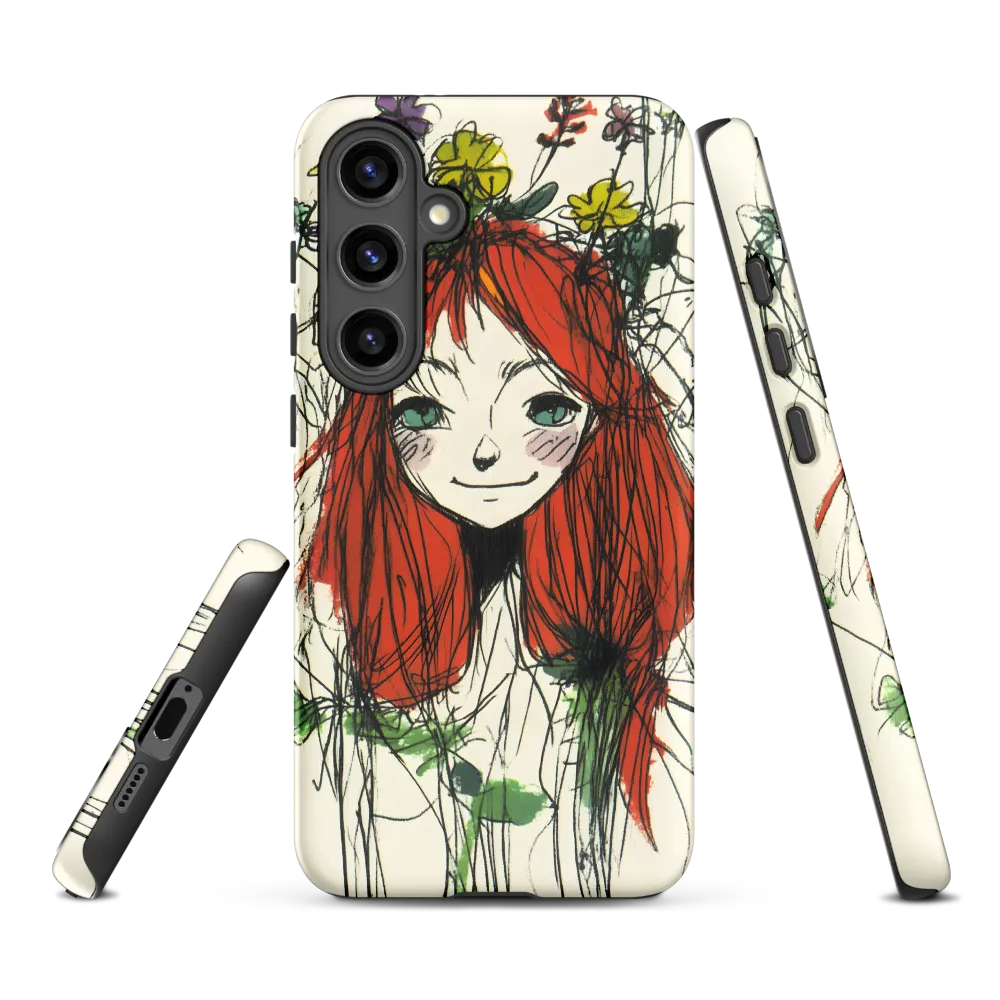 Whimsical Floral Portrait
