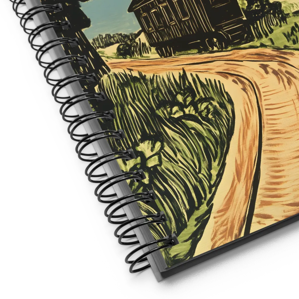 Nostalgia on the Rails | Spiral Notebook