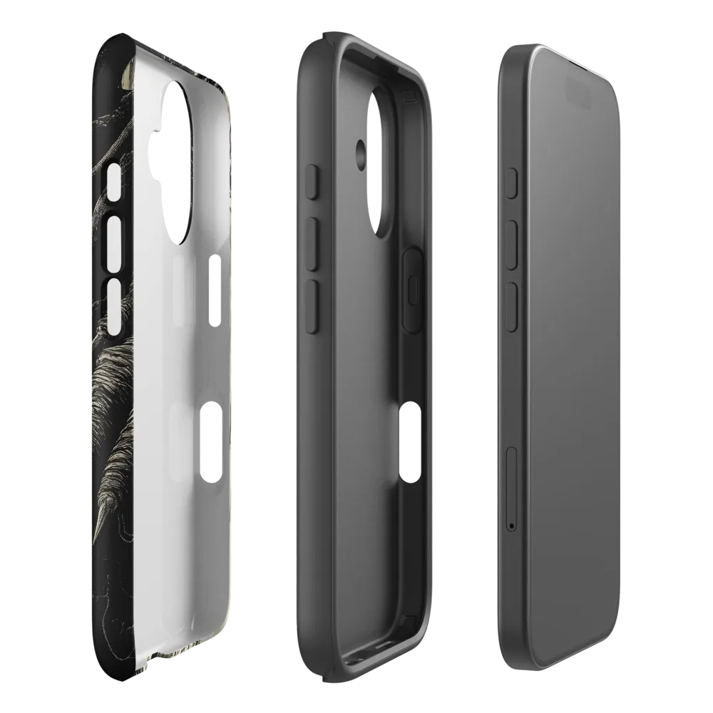 Confrontation in Shadows | Phone Case |  16 | Tough Case | Matte