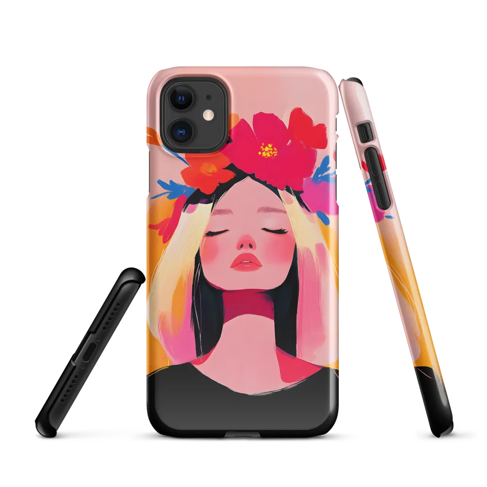 Floral Serenity | Phone Case |  11 | Snap Case | Glossy