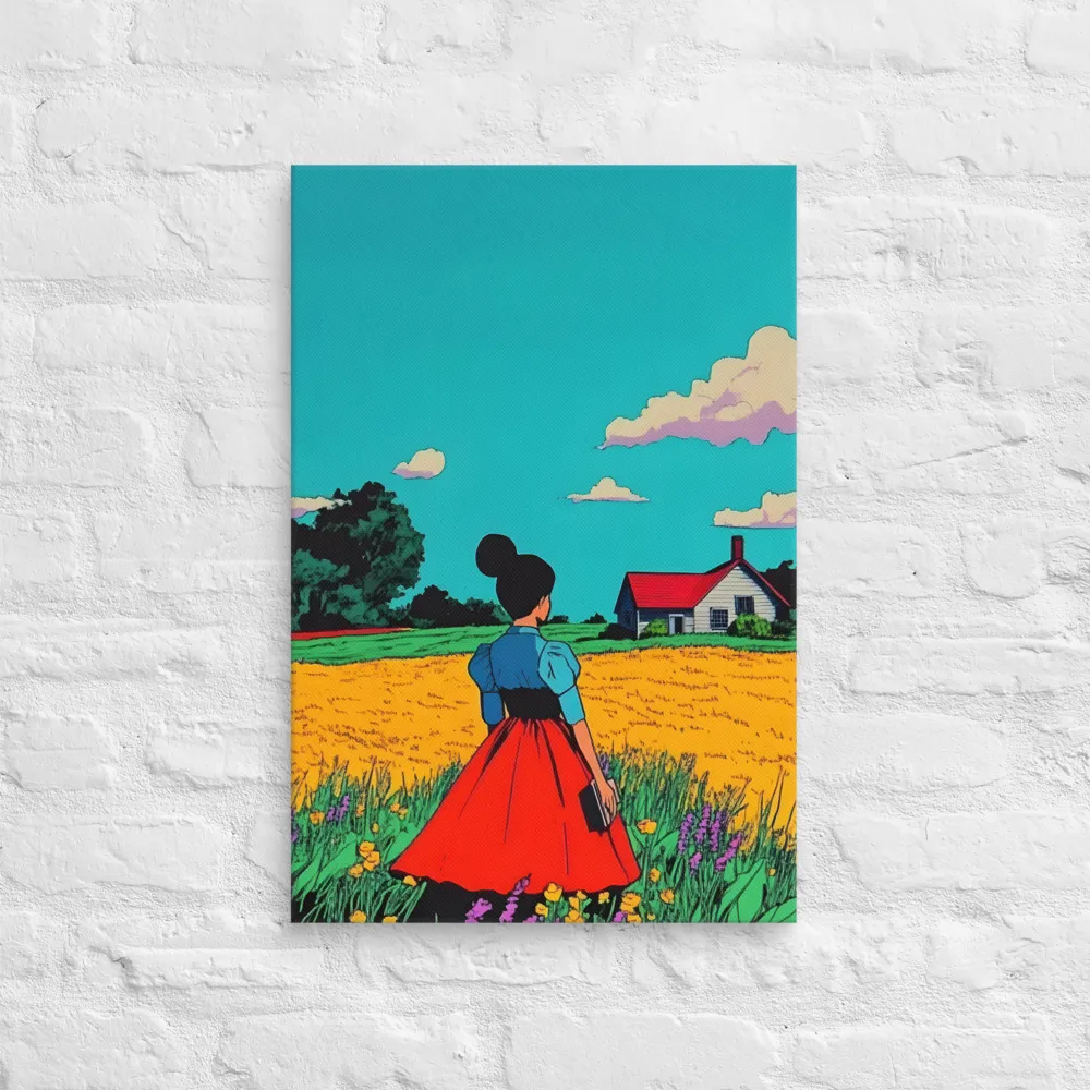 Whispers of a Sunlit Meadow | Canvas | 16″×24″