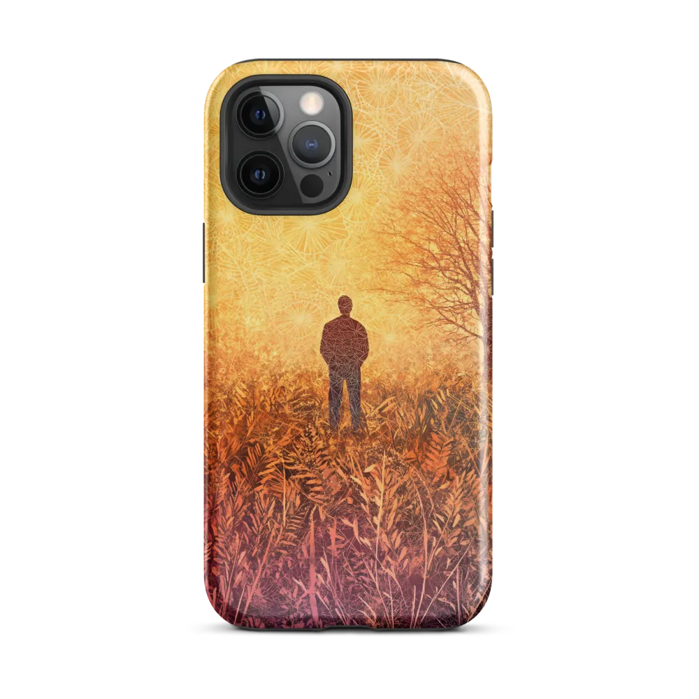 Contemplation in a Surreal Landscape