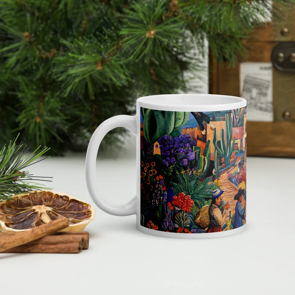 A Mosaic Journey Through Colorful Landscapes | Mugs | Multiple Sizes & Colors