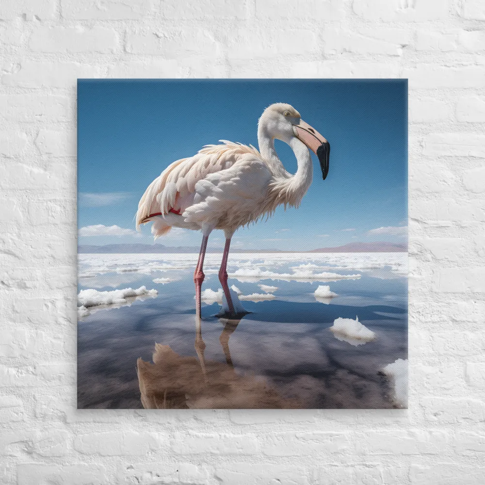 Graceful Solitude of a Flamingo
