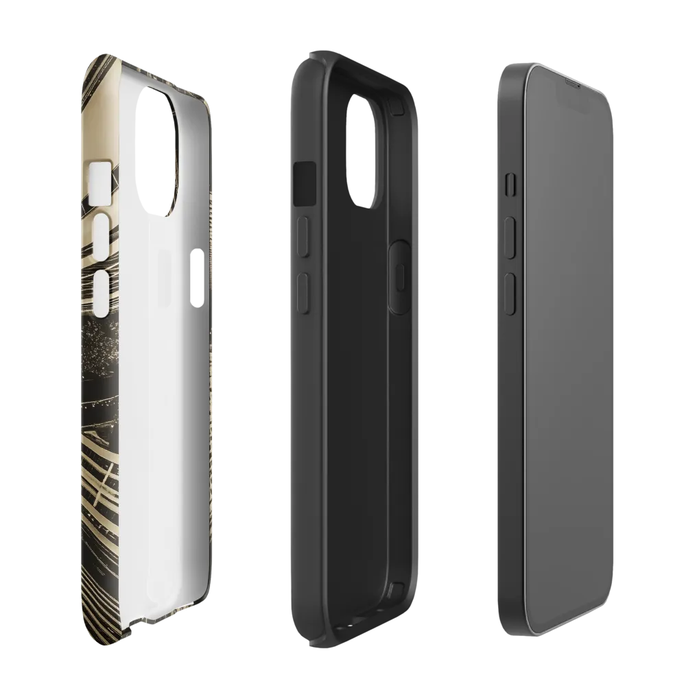 Urban Symphony: Aerial Perspective of City Life | Phone Case |  13 | Tough Case | Glossy