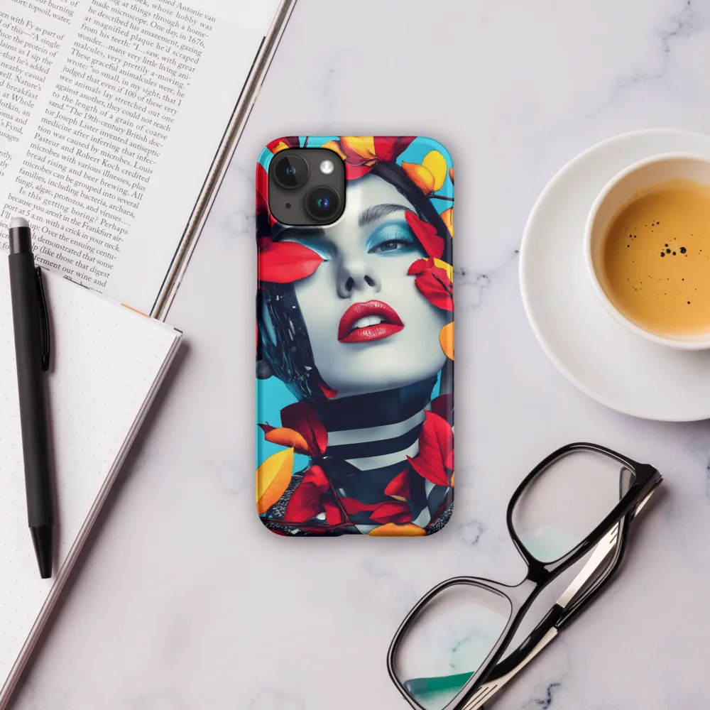 Futuristic Fusion: Nature Meets Technology | Phone Case |  15 Plus | Snap Case | Matte