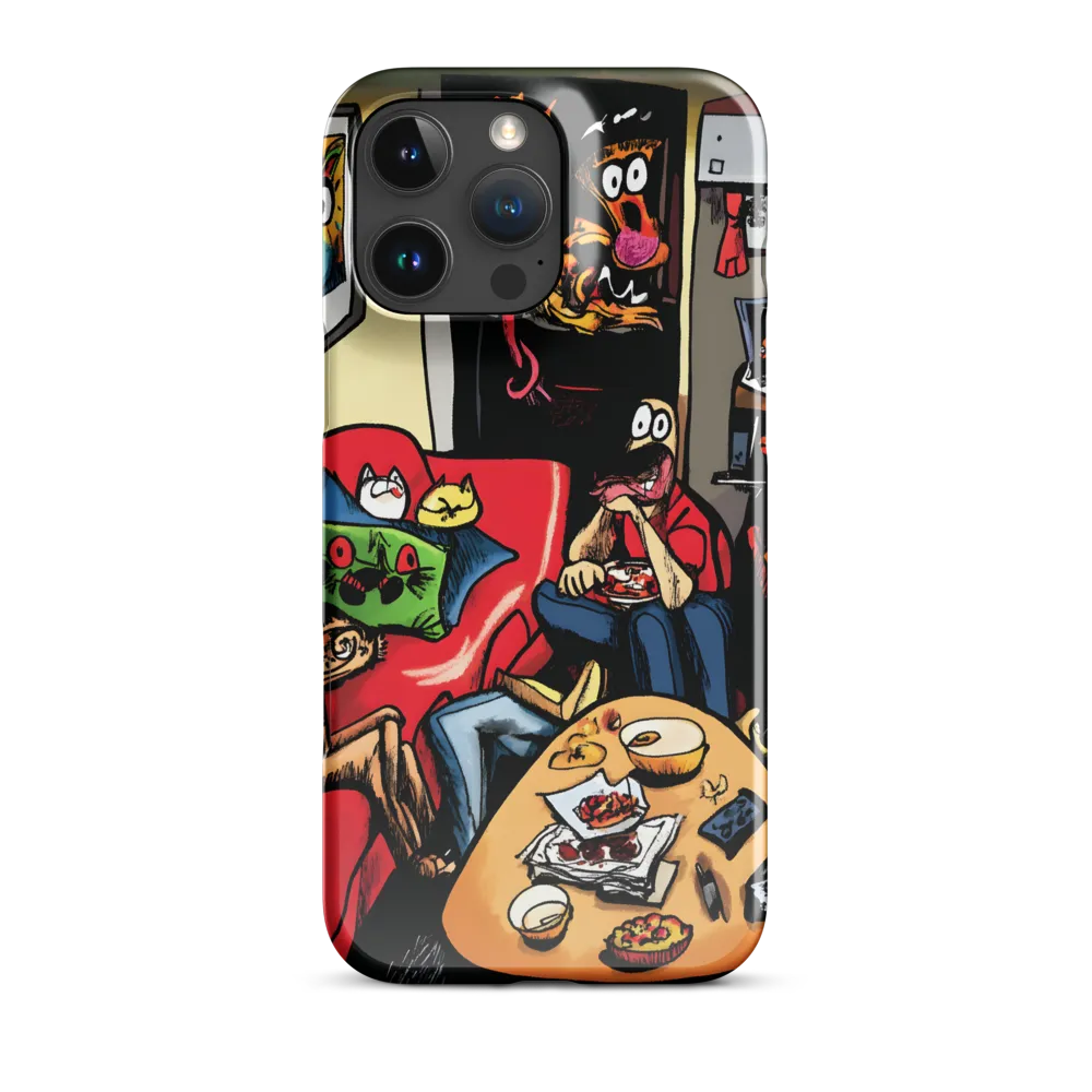Whimsical Gathering in a Colorful Realm | Phone Case |  16 Pro Max | Snap Case | Glossy