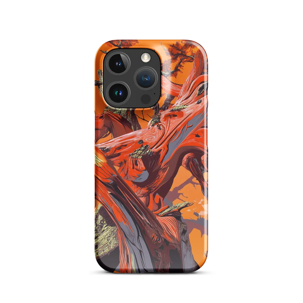 Life in Motion: An Abstract Tree | Phone Case |  16 Pro | Snap Case | Glossy