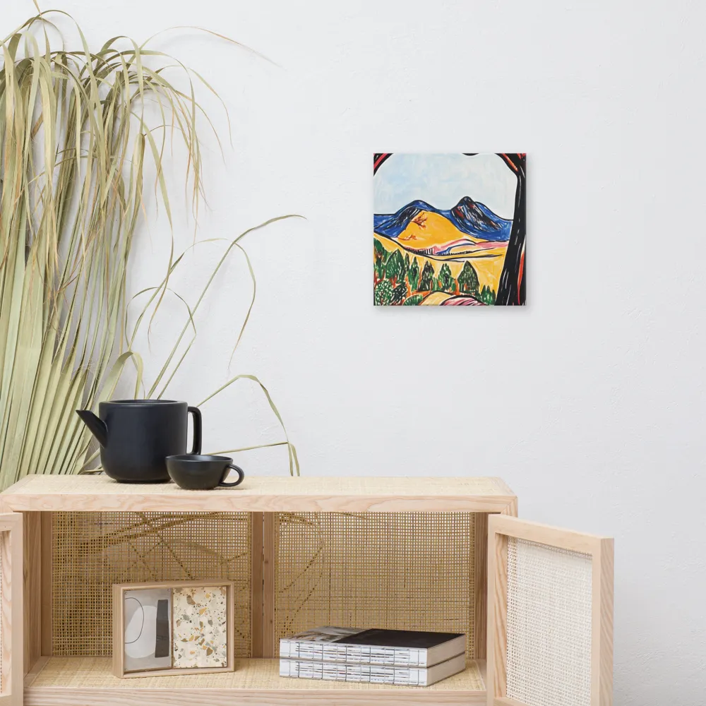 Vibrant Nature's Embrace | Canvas | 12″×12″