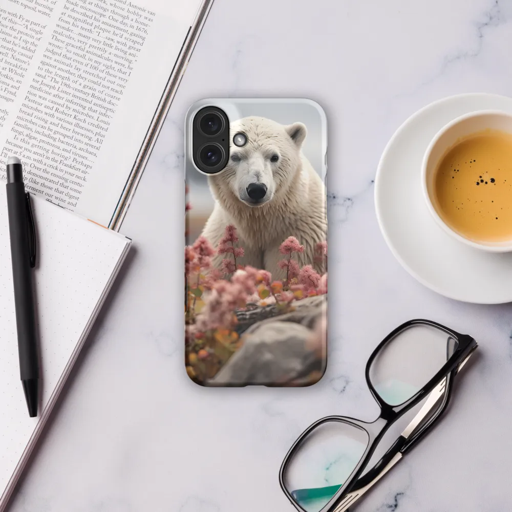 Curiosity Among Blooms: The Polar Bear