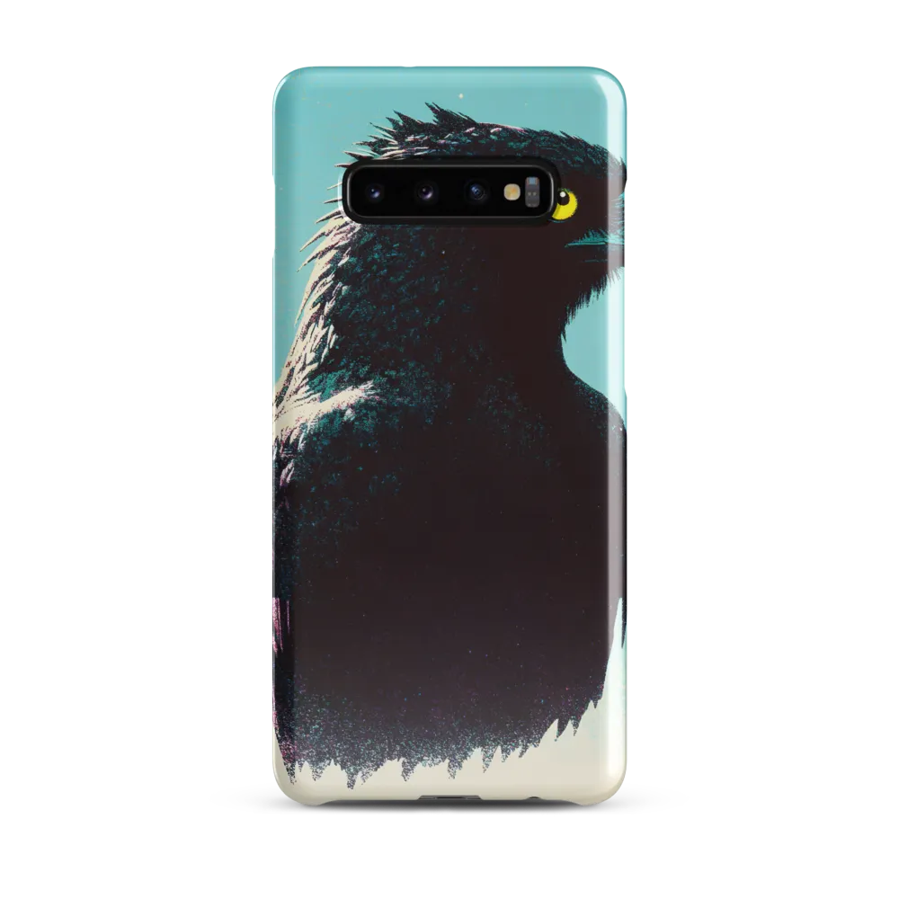 Eagle in Shadows: A Digital Odyssey | Phone Case |  S10 Plus | Snap Case | Glossy