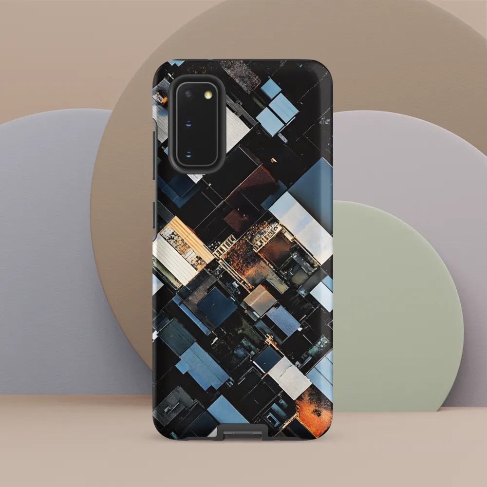 Urban Mosaic from Above | Phone Case |  S20 | Tough Case | Matte