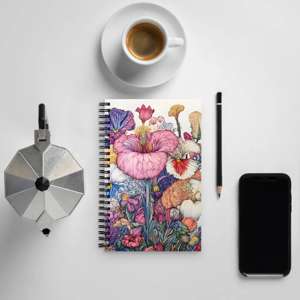 Blooming Opulence | Spiral Notebook