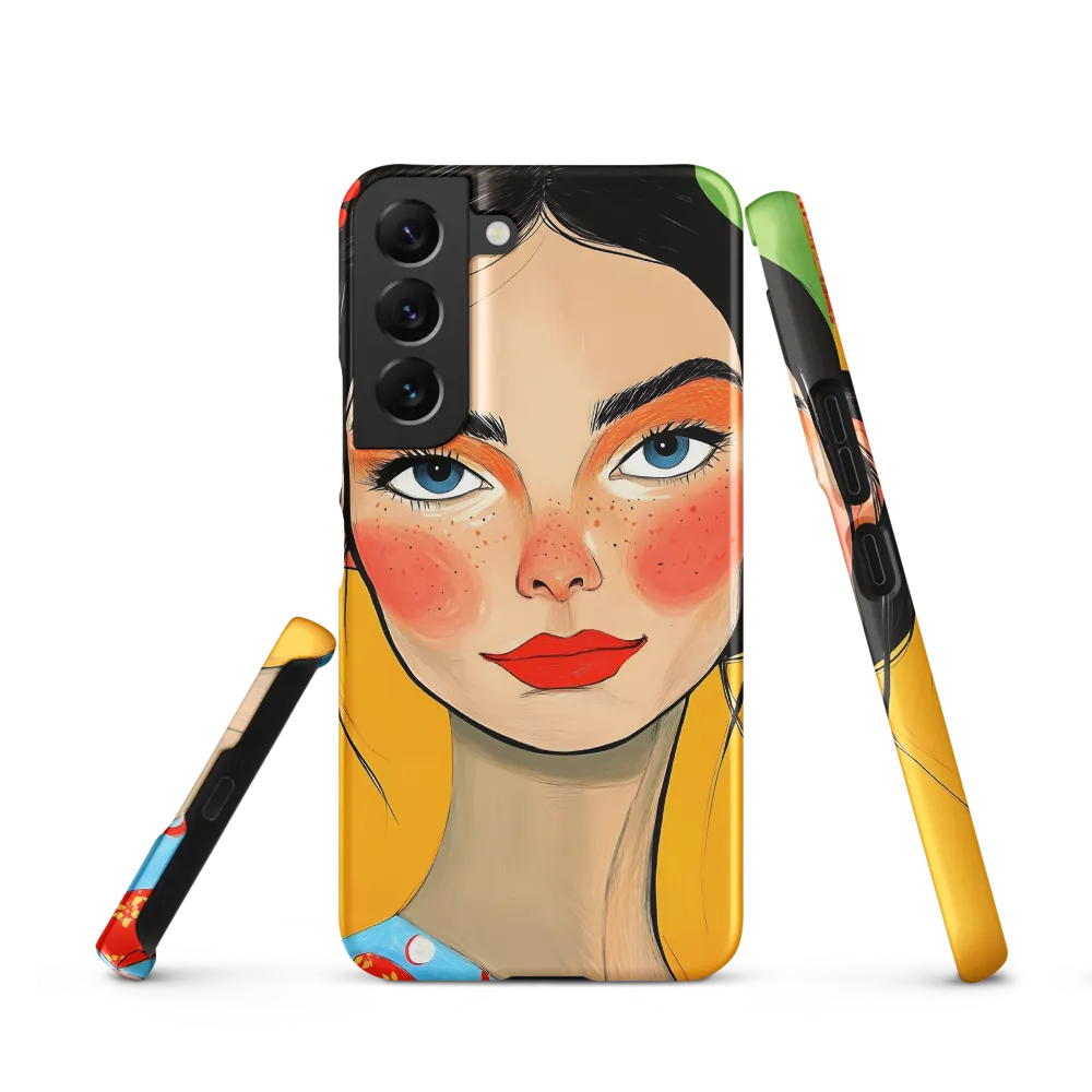 Joyful Radiance | Phone Case |  S22 | Snap Case | Matte