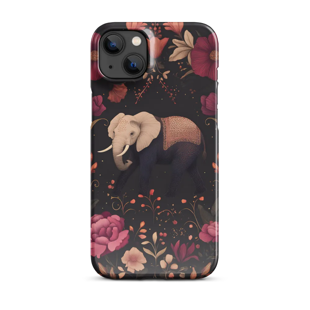 Whispers of the Wild: Elephants and Blooms