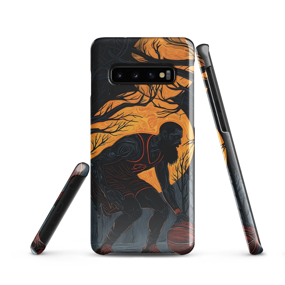Under the Moonlight: A Basketball Player's Dance | Phone Case |  S10 | Snap Case | Glossy