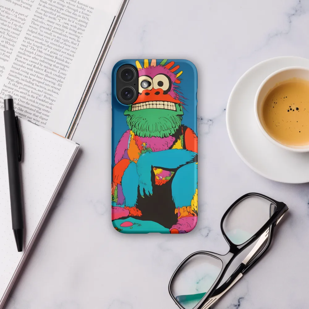 Whimsical Giant: A Playful Monster Encounter | Phone Case |  16 Plus | Snap Case | Matte