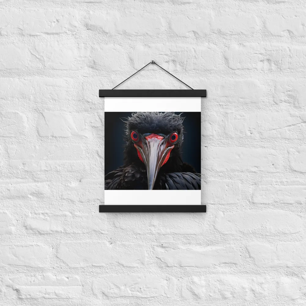 Gaze of the Abyss | Poster With Black Wood Hanger | 11″×14″