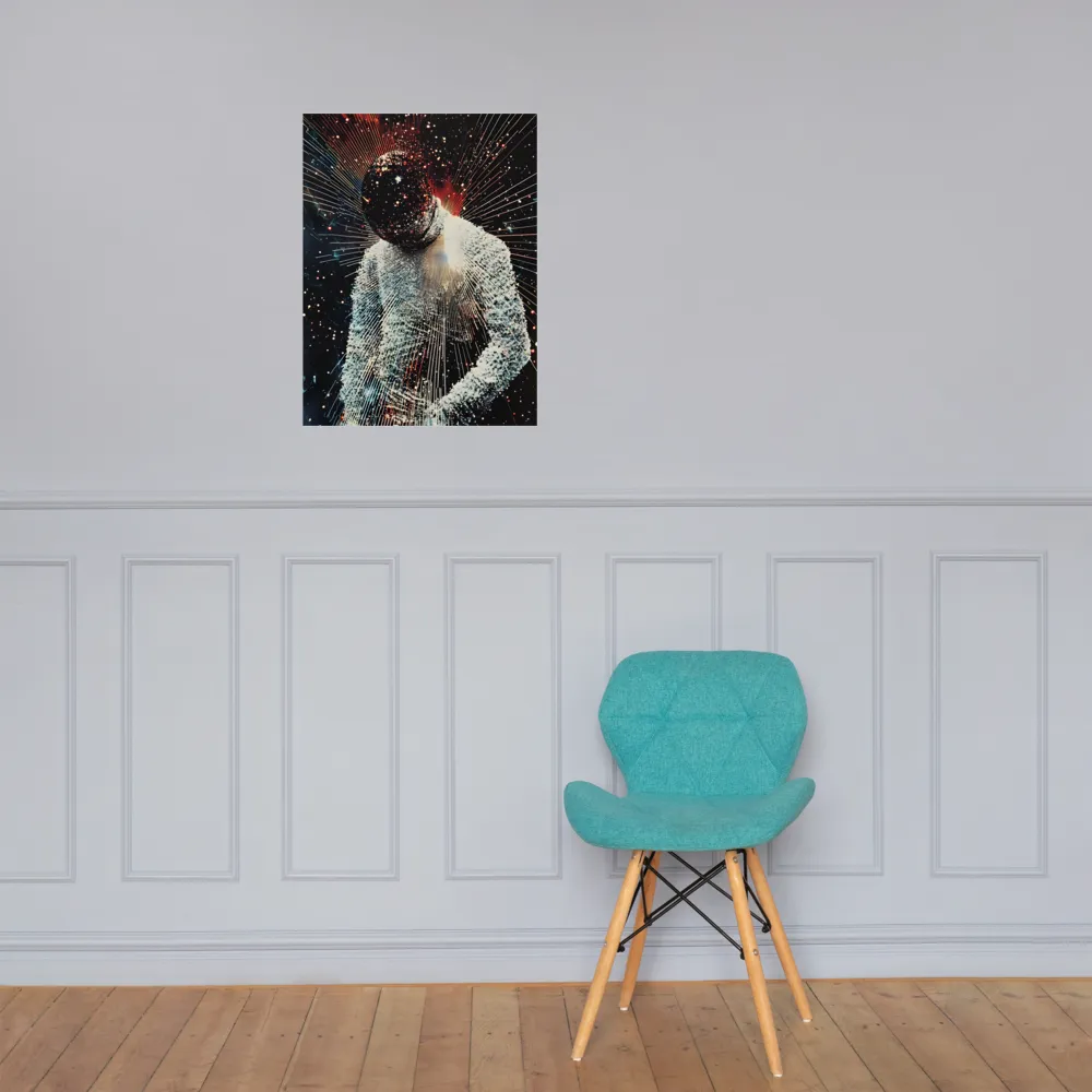Ethereal Astronaut: A Journey Through the Cosmos | Poster | 18″×24″