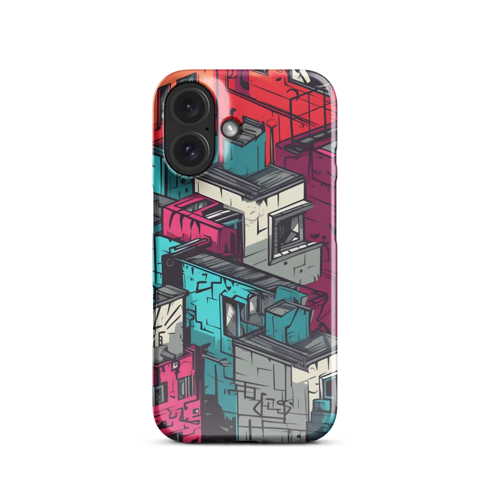 Urban Mosaic: A Vibrant Encounter | Phone Case