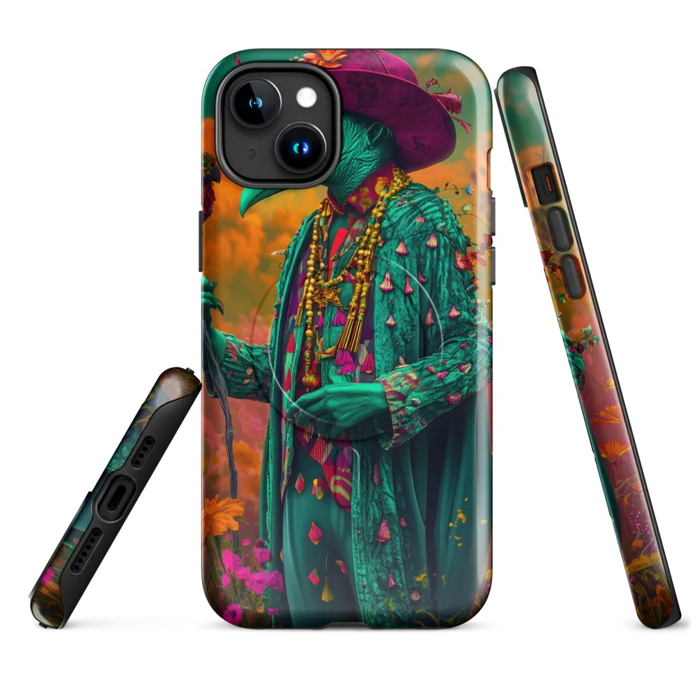 Whimsical Guardian of Nature | Phone Case |  15 Plus | MagSafe® Tough Case | Glossy