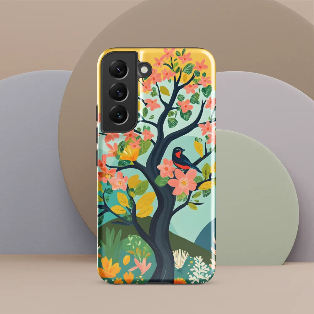Spring Blossoms: A Serene Encounter
