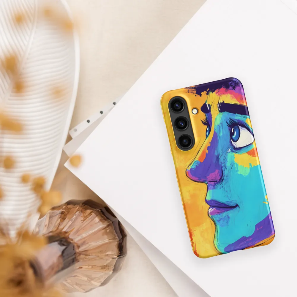 Whispers of Curiosity | Phone Case |  S24 | Snap Case | Matte
