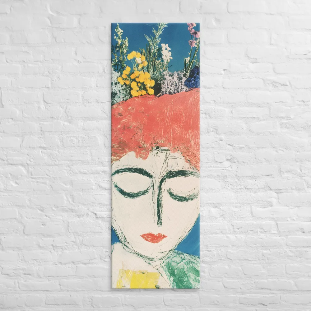 Serenity in Bloom | Canvas | 20″×60″