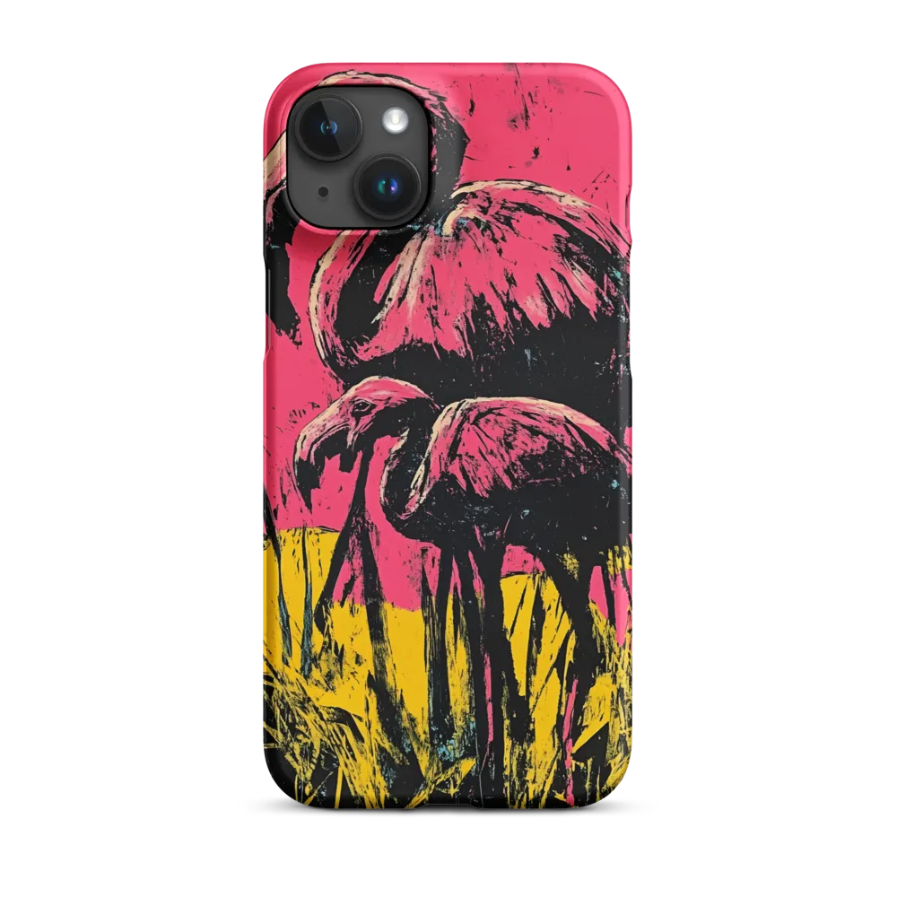 Flamingo Duet: A Pop Art Expression