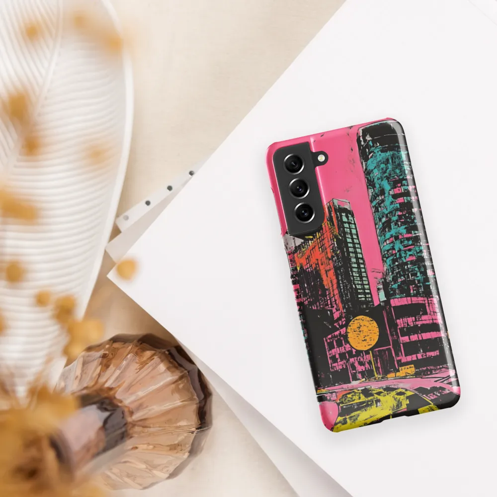 Urban Vibrance: A Kaleidoscope of Colors | Phone Case |  S21 | Snap Case | Glossy