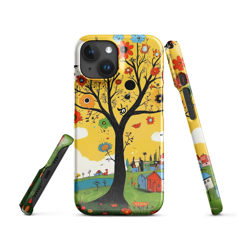 Whimsical Blooms of Life | Phone Case |  15 | Snap Case | Glossy