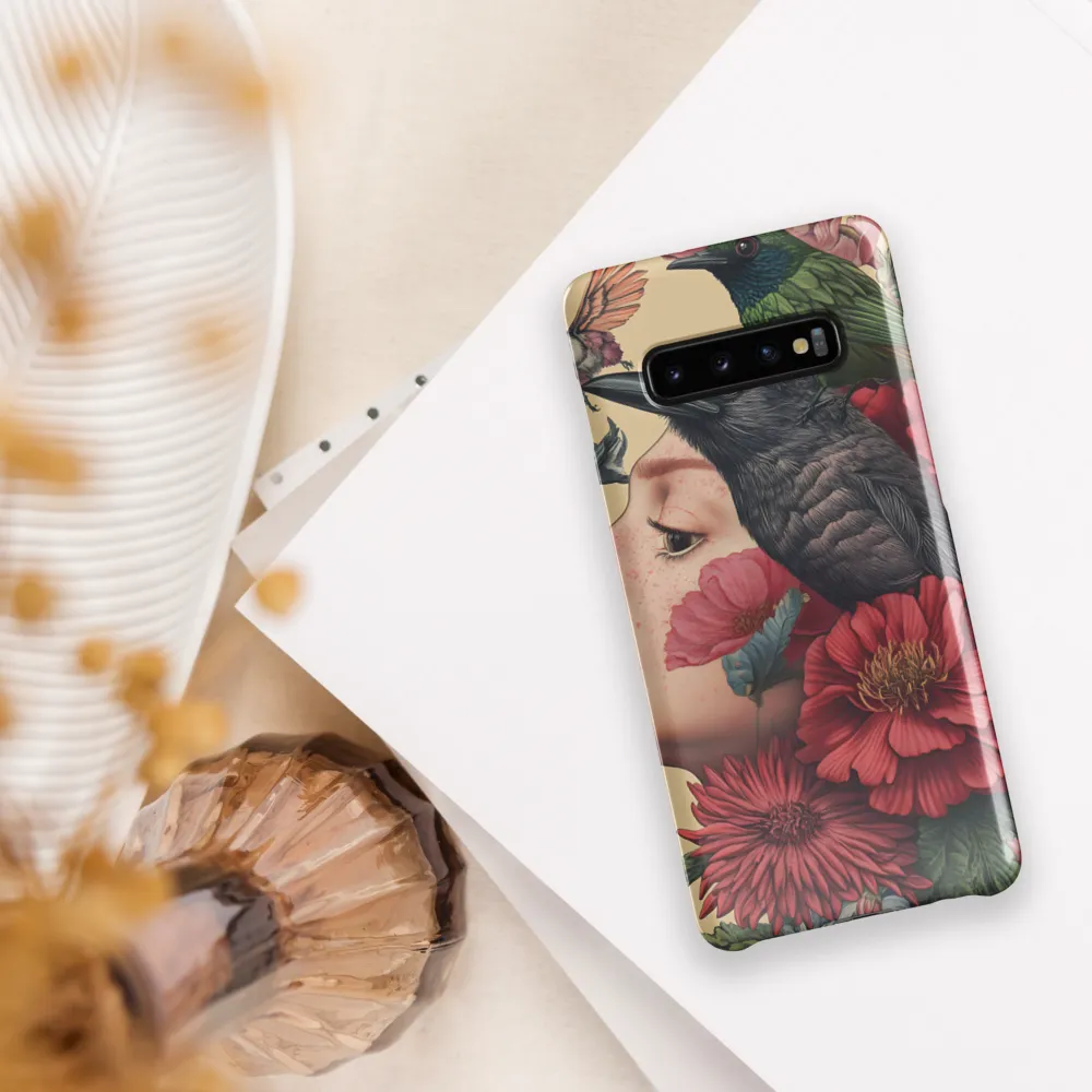 Harmony in Nature: The Floral Muse | Phone Case |  S10 Plus | Snap Case | Glossy