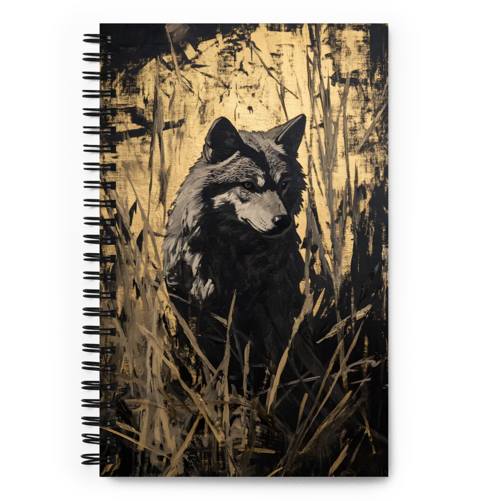 Mysterious Watcher | Spiral Notebook