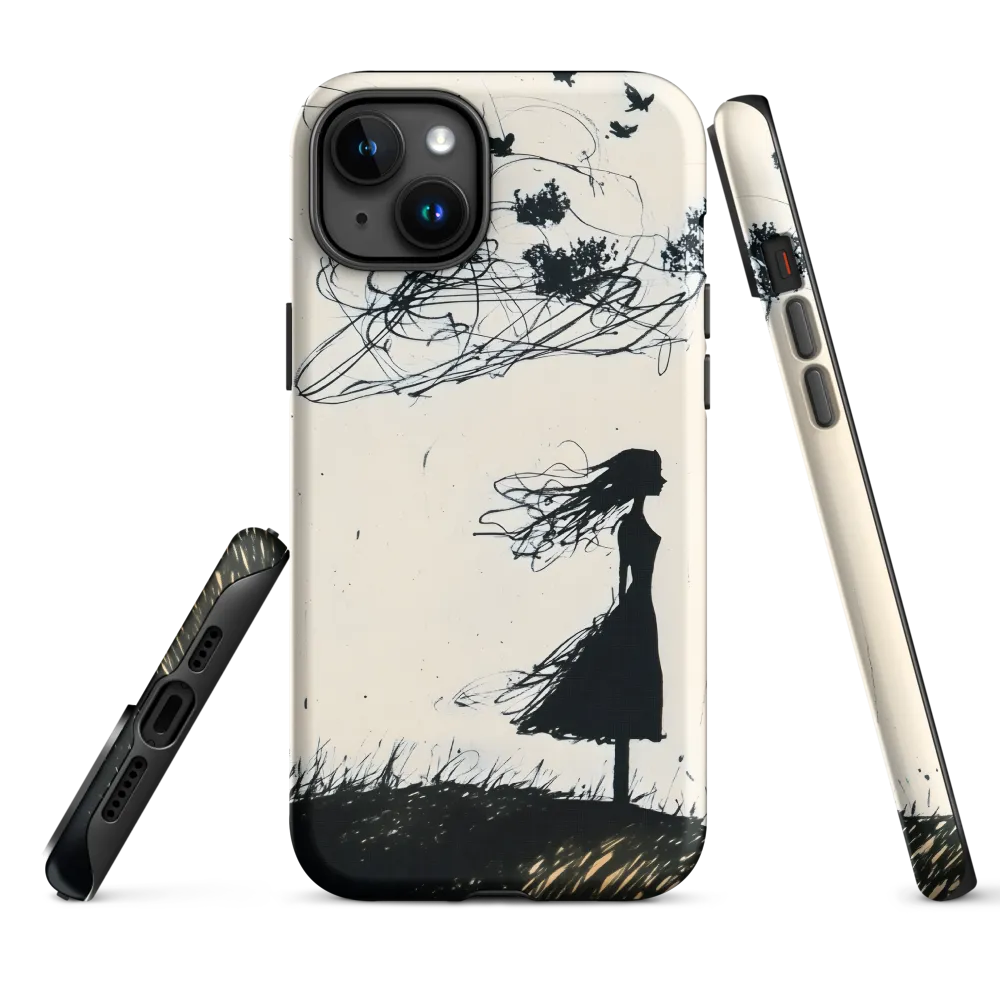 Whispers of the Wind | Phone Case |  15 Plus | Tough Case | Matte