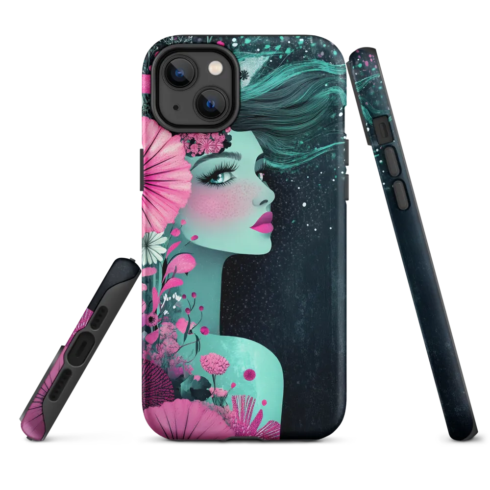 Floral Harmony: Portrait of Serenity