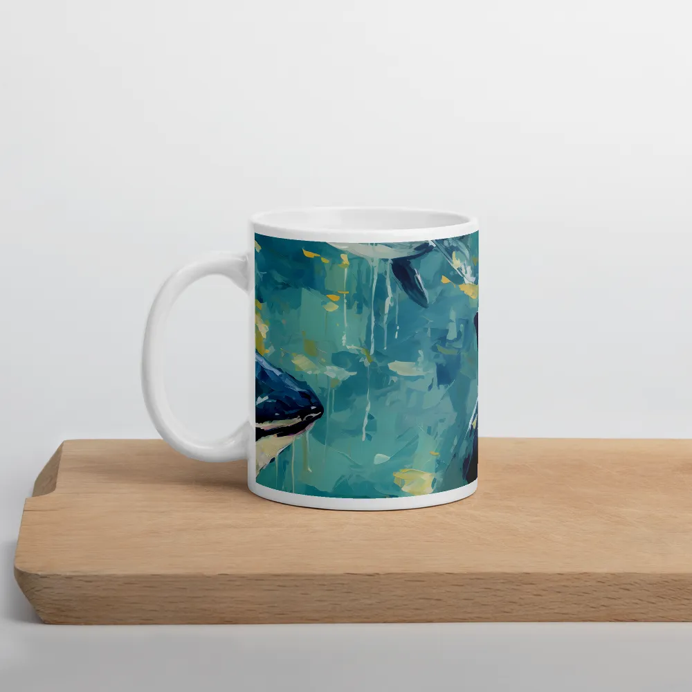 Harmony of the Ocean: Whales in Motion | Mugs | Multiple Sizes & Colors