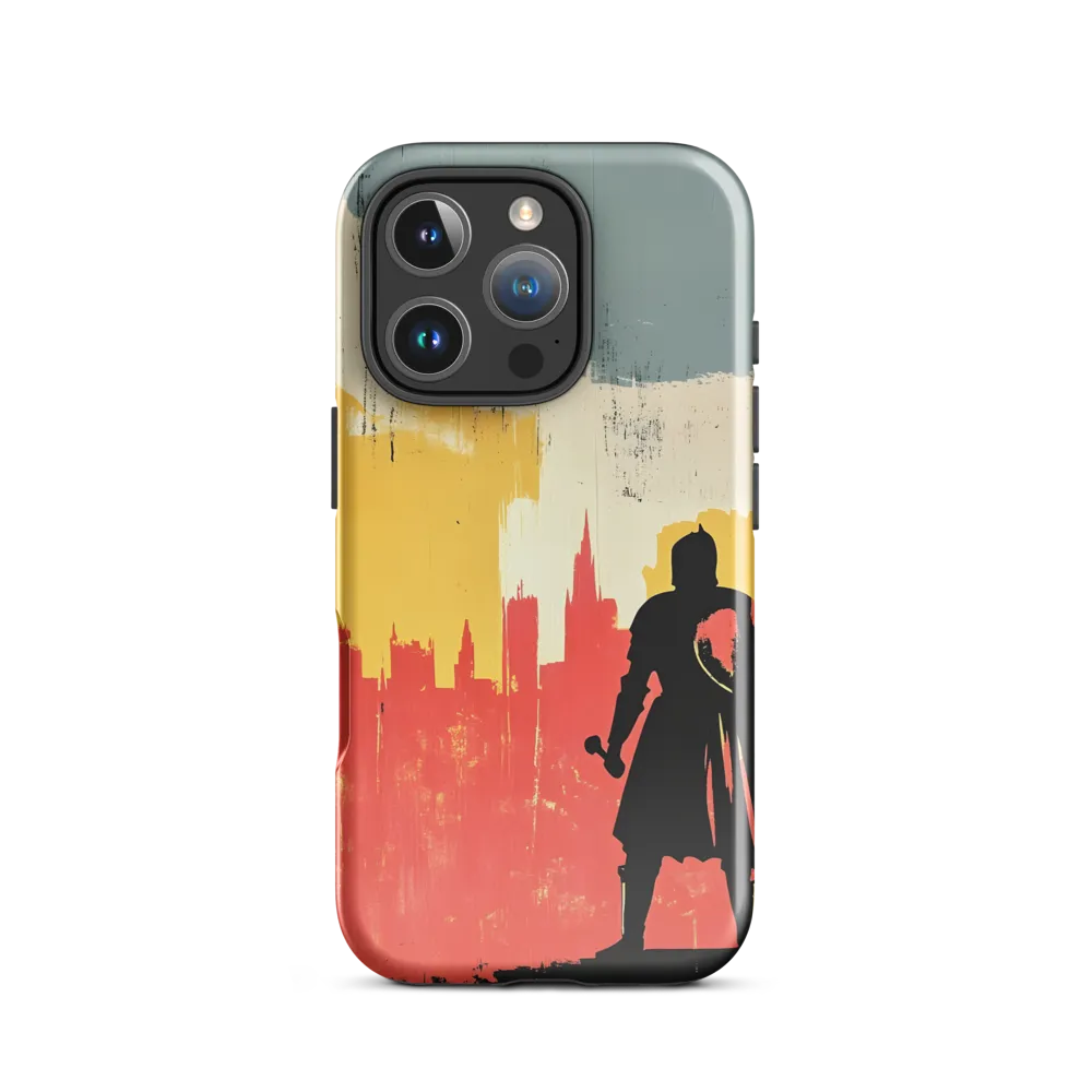 Hero in the Urban Dawn | Phone Case |  16 Pro | Tough Case | Glossy