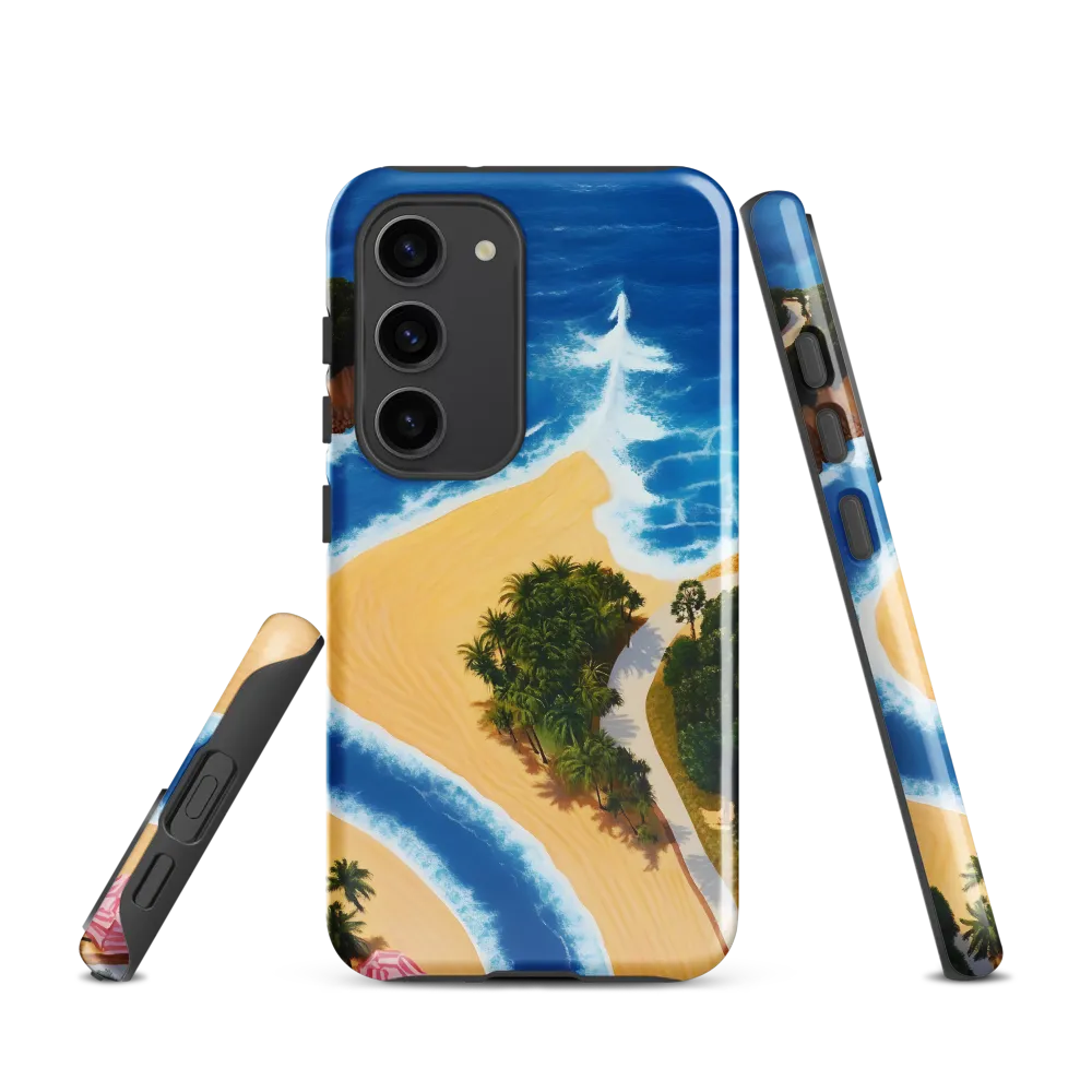 Tropical Serenity | Phone Case |  S23 | Tough Case | Glossy